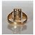 Anillo Sans Arcidet de oro amarillo 18k rectangular Dorado - vista 5