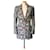 Moschino Cheap And Chic Rare Iconic Graphic Sign Print Blazer Multiple colors Rayon  ref.662628