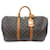 Louis Vuitton keepall 50 Monogram Brown Leather  ref.663307