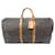 Louis Vuitton keepall 60 Monogram Brown Leather  ref.663319