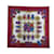 Hermès HERMES SCARF THE RIBBONS OF THE HORSE METZ CARRE 90 BORDEAUX SILK SCARF Dark red  ref.663479