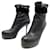 NINE SAINT LAURENT TRIBTOO S SHOES 300365 BOOTS WITH HEELS BLACK BOOTS Leather  ref.663529