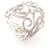 DJULA WAVE LACE RING 50 in white gold 18K & DIAMOND WHITE GOLD RING Silvery  ref.663567