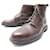 HESCHUNG BEECH ANKLE SHOES 9 43 BROWN LEATHER BOOTS  ref.663612