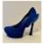 Yves Saint Laurent Escarpins YSL Palais Mohawk Tribute Bleu  - vue 2