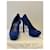 Yves Saint Laurent Escarpins YSL Palais Mohawk Tribute Bleu  - vue 4