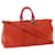 LOUIS VUITTON Damier Infini Keepall Bandouliere 45 Boston Bag Red LV Auth 31886  ref.664315