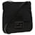 FENDI Zucchino Canvas Mamma Baguette Shoulder Bag Nylon Black Auth rd3006  ref.664331