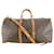 Louis Vuitton Monograma Keepall Bandouliere 60 Bolsa de lona Boston com alça Couro  ref.664674