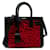 Saint Laurent Red Leopard Print Calf Nano Sac du Jour Bag Leather  ref.664731