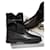 Kenzo Ankle Boots Black Leather Cloth  ref.664762