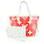 Louis Vuitton Limited Red x Pink Monogram Giant Neverfull MM Tote with Pouch  ref.664993