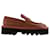 JW Anderson Bumper Chunky Flats in Orange Leather Brown  ref.665016