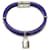 Louis Vuitton Bracelets Cuir Bleu  ref.665443
