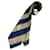 Alfred Dunhill Padrão de golfe de listras de clube de gravata de seda tecida Dunhill Vermelho Caqui Azul marinho  ref.665509