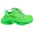 Tênis Balenciaga Triple S em Malha de Nylon Verde Neon  ref.666417