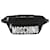 Moschino Gürteltasche mit gestepptem Logo Schwarz Polyamid Nylon  ref.666442