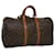 Louis Vuitton Keepall 50 Marrom Lona  ref.666688