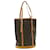 Louis Vuitton Bucket Brown Cloth  ref.666867