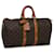 Louis Vuitton Keepall 45 Brown Cloth  ref.666889