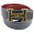 Hermès Navy x Burgundy x Gold 32mm Reversible H Logo Belt Kit White gold  ref.666913
