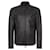 Nouvelle veste en cuir pour homme Emporio Armani Noir  ref.667183