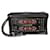 Pochette Givenchy Pandora in pelle con borchie nera Nero