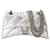 Balenciaga Crush Bag mit Kette aus Metallic-Silber-Leder Metallisch Kalbähnliches Kalb  ref.667527