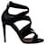 Aquazzura Melissa 105 Heels in Black Leather  ref.667605