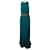 Alberta Ferretti Long Gown in Emerald Green Silk   ref.667736