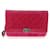 Chanel Rosa Samt-Geldbörse für Jungen an Kette Pink Leder  ref.667764