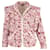 Isabel Marant Anissaya Convertible Faux Leather-Trimmed Quilted Floral Jacket in Red Cotton  ref.667865