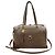 Louis Vuitton Lumineuse Monogram Empreinte Ledertasche in Taupe Braun - Ansicht 7