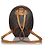 louis vuitton Monogram Ellipse Sac a Dos Zaino marrone - vista 3