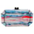 Autre Marque Edie Parker Fiona Faceted Blue / Red / White Plastic Clutch  Leather  ref.667972