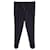 Pantaloni slim fit con giarrettiera Nina Ricci in lana blu navy  ref.668010
