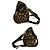 Zaino Alexander Wang Marti in tela con stampa leopardata in pelle nera - vista 5