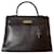 Hermès Hermes Kelly 35 Cuirs exotiques Marron foncé  ref.669072