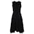 Erdem Jarla Knee Length Dress in Black Viscose Cellulose fibre  ref.669304
