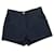Chanel Blue/Black Cotton Shorts  ref.669364