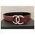 Chanel Ceinture en cuir réversible à boucle classique CC Noir - vue 4