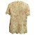 Top in Pizzo Valentino in Cotone Multicolor Stampa python - vista 3