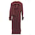 **Acne Studios (Acne) Morres linen/long trench coat/with tags/unused/trench Dark red  ref.669675