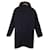 **Acne Studios (Acne) Melton hooded coat/44/Wool/NVY Navy blue  ref.669849