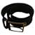 Karl Lagerfeld Ceinture Cuir Plaqué or Noir Doré  ref.669932