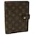 LOUIS VUITTON Monogramm Agenda MM Tagesplaner Cover R20105 LV Auth 31775 Leinwand  ref.670117