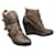 Maje p low-boots 37 Dark brown Leather  ref.670300