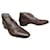 boots Santoni p 41,5 Dark brown Leather  ref.670404