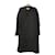 **Acne Studios (Acne) Stainless collar coat/46/polyester/BLK/plain Black Wool  ref.670482