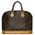 Louis Vuitton Alma Brown Cloth  ref.670908